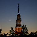 Moon, Venus, and Miller Tower