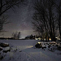 Winter Night at a Farm 1